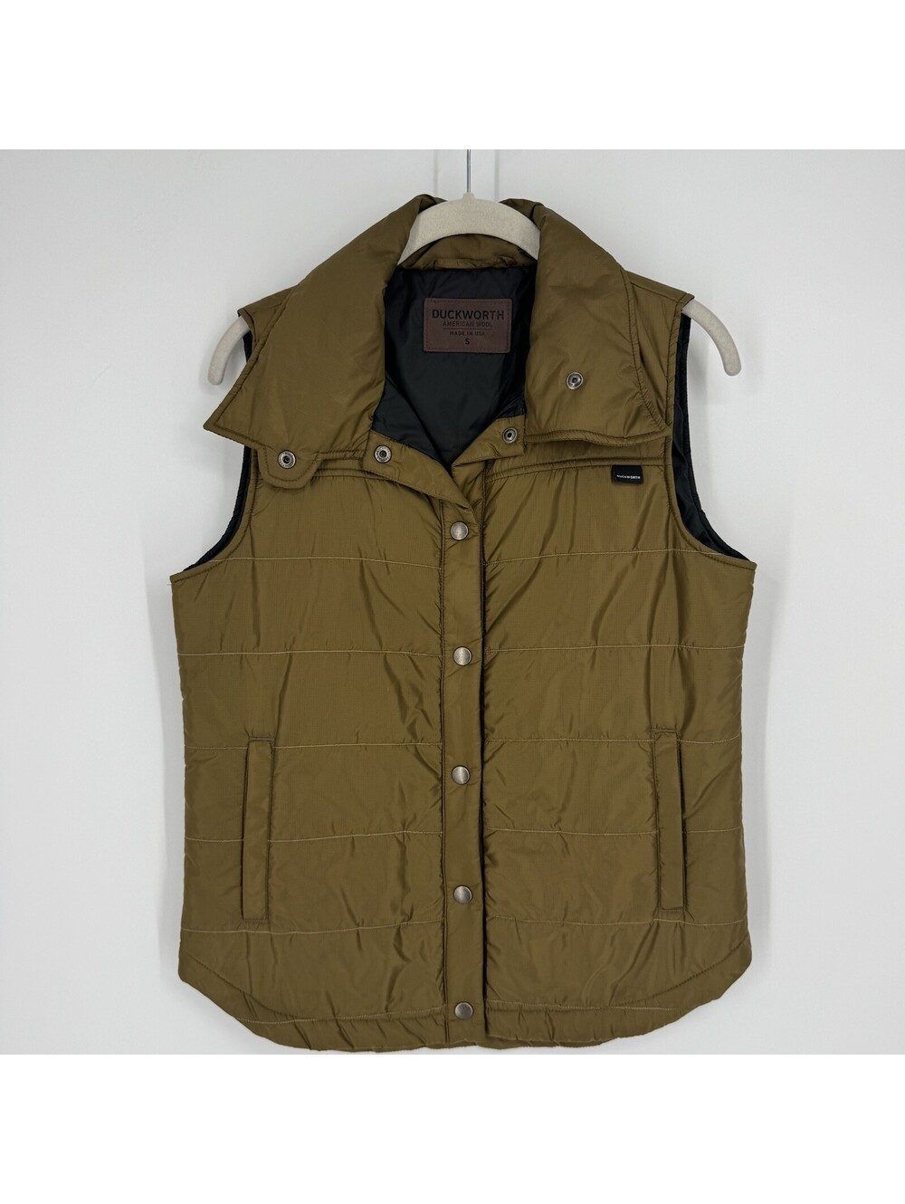 Duckworth vest mens small S wool insulated puffer merino wool usa outdoor hiking